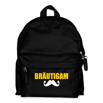 Bräutigam - Kinder Rucksack - Schwarz - Vorne