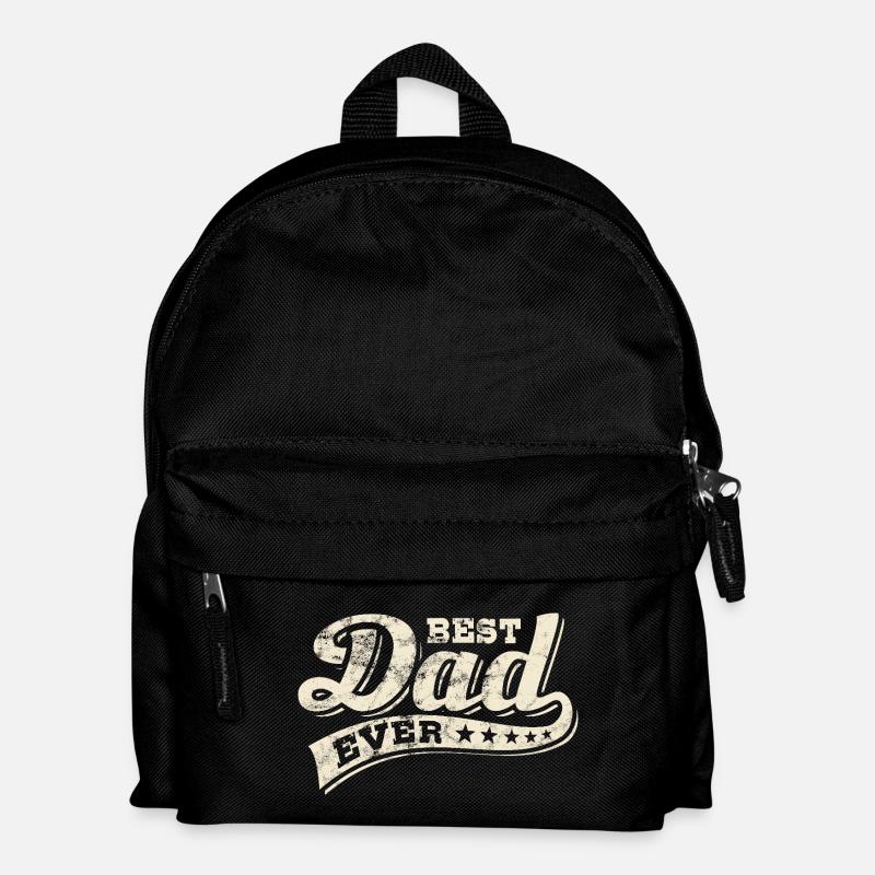 Best Dad ever - Bester Papa - Vatertag - Kinder Rucksack - Schwarz