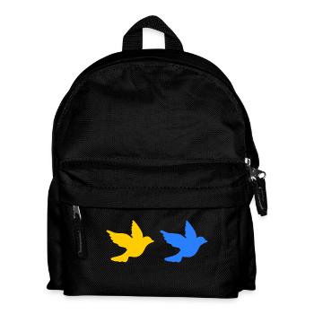 Ukraine - Kinder Rucksack - Schwarz - Vorne