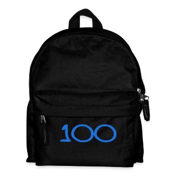 100. 100 YEARS. 100th ANNIVERSARY. 100 BIRTHDAY - Kids' Backpack - black - Front