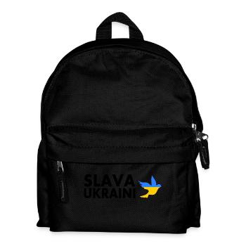 Slava ukraini - Kids' Backpack - black - Front