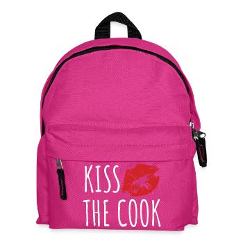Embrasser le cuisinier - kochen - Spruch - Sac à dos Enfant - fuchsia - Devant