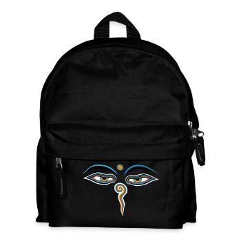 buddha eyes - Kinder Rucksack - Schwarz - Vorne