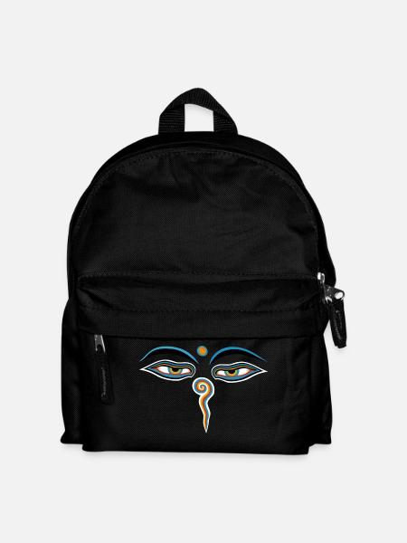buddha eyes - Kinder Rucksack - Schwarz