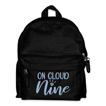On Cloud Nine - Lustiges Junggesellinnenabschiedsgeschenk - Kinder Rucksack - Schwarz - Vorne