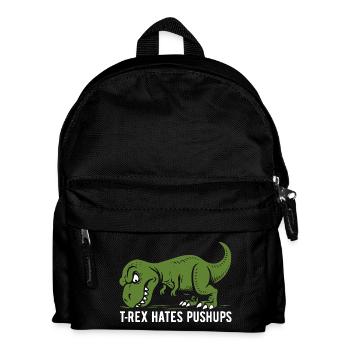 T-Rex déteste les pompes - Tyrannosaurus - cadeau - Sac à dos Enfant - noir - Devant