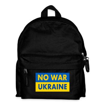 No war - Kinder Rucksack - Schwarz - Vorne
