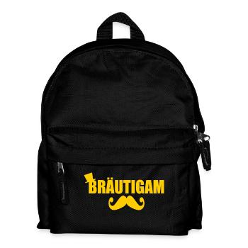 bräutigam - Kinder Rucksack - Schwarz - Vorne