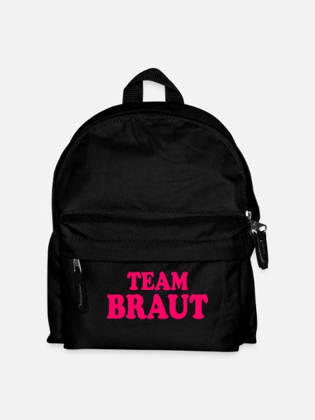 Team braut - Kinder Rucksack - Schwarz