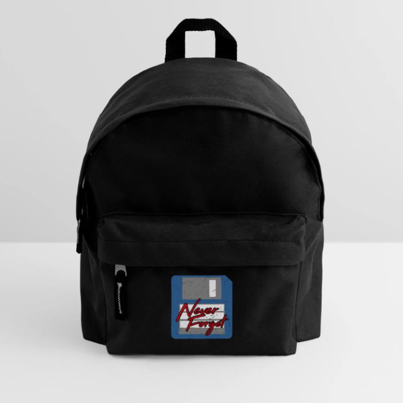 Never Forget Diskette Computer Memory PC Retro Kids' Backpack