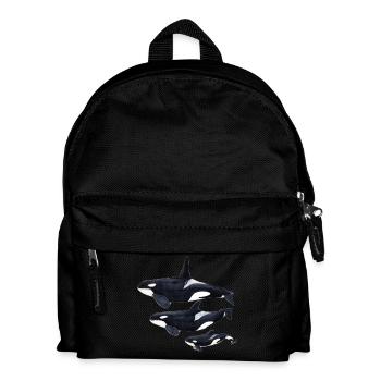 Orca - killer whale - orque - Kids' Backpack - black - Front