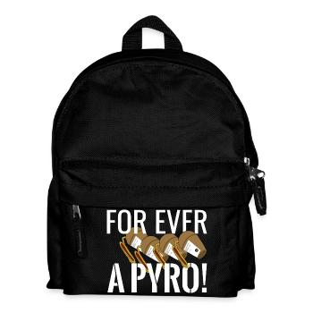 For ever a Pyro - Kinder Rucksack - Schwarz - Vorne