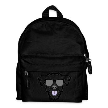 chien frais dans les vacances d'été - Sac à dos Enfant - noir - Devant