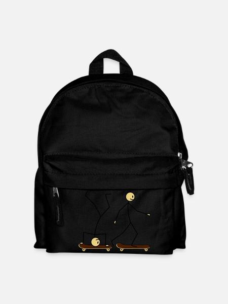 Skateboard Fun - Kinder Rucksack - Schwarz