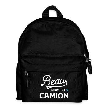 Beau comme un camion - Sac à dos Enfant - noir - Devant