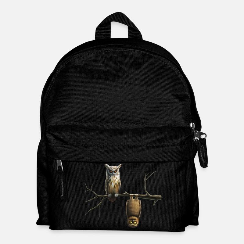 Owls - Kids' Backpack - black