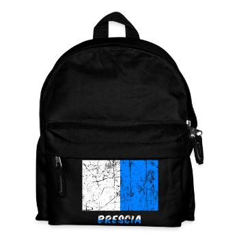 Brescia flag Fahne Flagge flag bandera drapeau - Kids' Backpack - black - Front