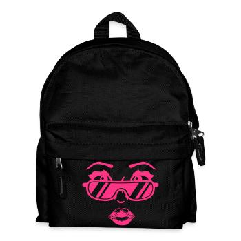 Hot cool sunglasses girl woman pink - Kids' Backpack - black - Front