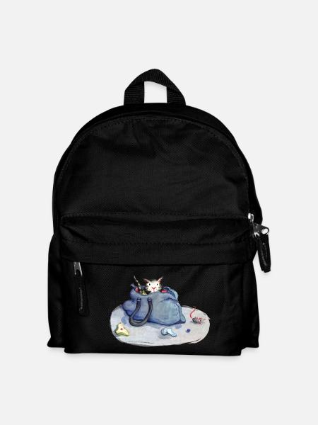 Verstecken - Kinder Rucksack - Schwarz