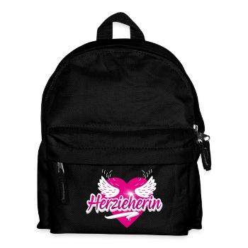 Erzieherin Erzieher - Kinder Rucksack - Schwarz - Vorne