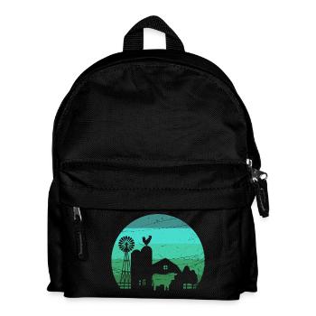 Farm Grange Agriculture Farm - Desig - Kids' Backpack - black - Front