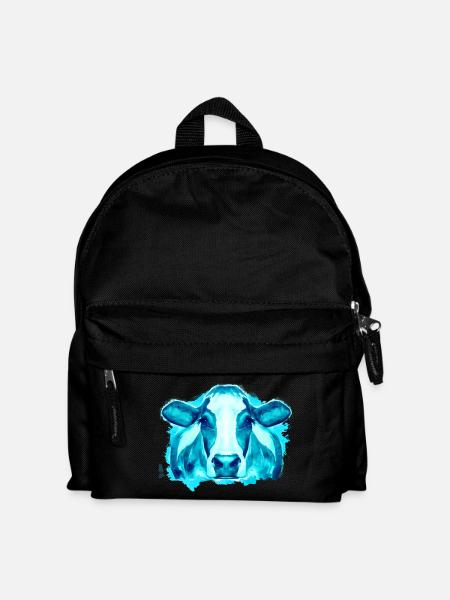Kuh Kühe - Kinder Rucksack - Schwarz