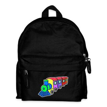 Chemin de fer à vapeur enfants - Sac à dos Enfant - noir - Devant
