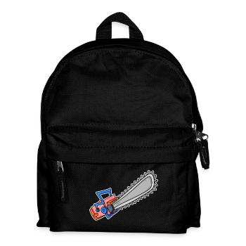Chainsaw motor saw - Kids' Backpack - black - Front