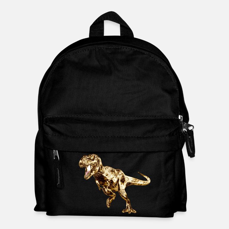 Prähistorischer Dinosaurier Druck - Kinder Rucksack - Schwarz