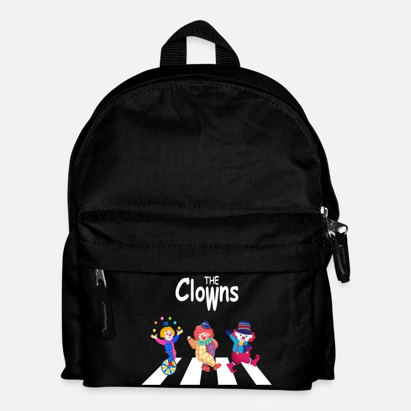 Die Clowns - Kinder Rucksack - Schwarz