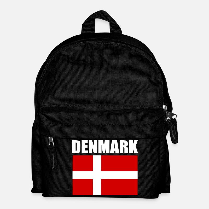Dänemark - Kinder Rucksack - Schwarz