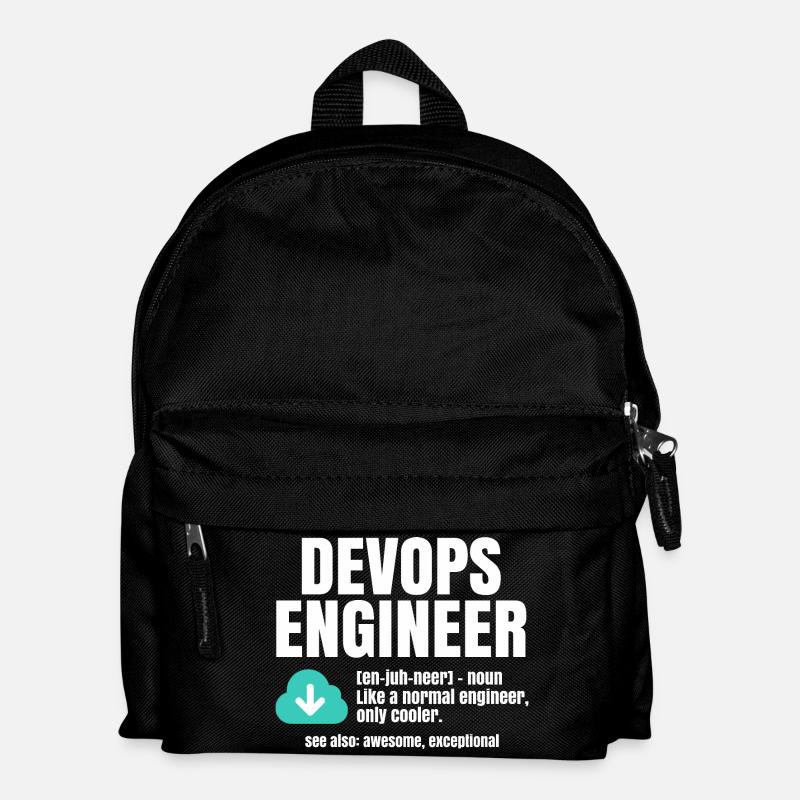 Devops-Ingenieur - Kinder Rucksack - Schwarz