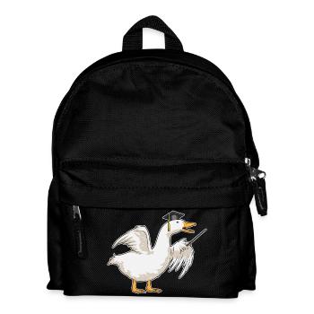 Duck Teacher Pointing Stick School - Kids' Backpack - black - Front