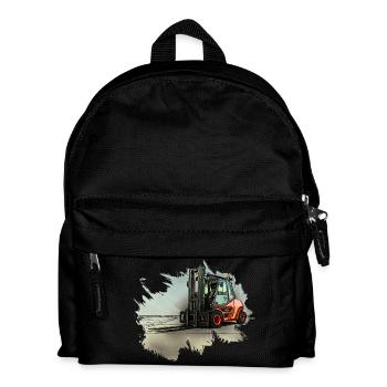 Chariot élévateur - Sac à dos Enfant - noir - Devant