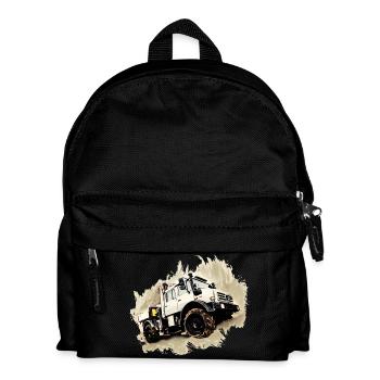 Unimog Truck - Kids' Backpack - black - Front