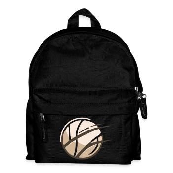 Volleyball Motiv - Kinder Rucksack - Schwarz - Vorne