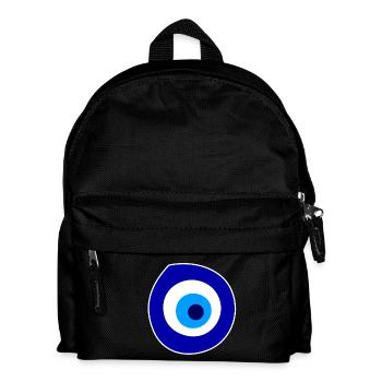 Symbole du mauvais œil - Sac à dos Enfant - noir - Devant