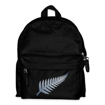 Fougère argentée de Nouvelle-Zélande - Sac à dos Enfant - noir - Devant