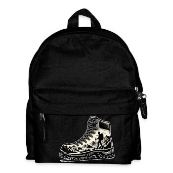 Chaussure randonnée Montagne Trekkeur Randonneur - Sac à dos Enfant - noir - Devant