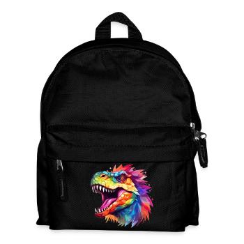 Tyrannosaurus rex Design - Kids' Backpack - black - Front