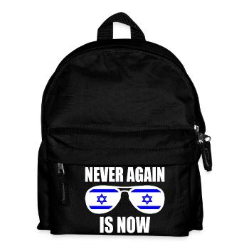 Never again is now - Kids' Backpack - black - Front