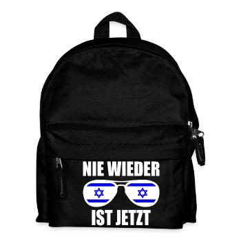 Nie wieder ist jetzt - Kinder Rucksack - Schwarz - Vorne