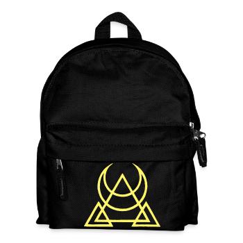 symbole des pyramides égyptiennes - Sac à dos Enfant - noir - Devant