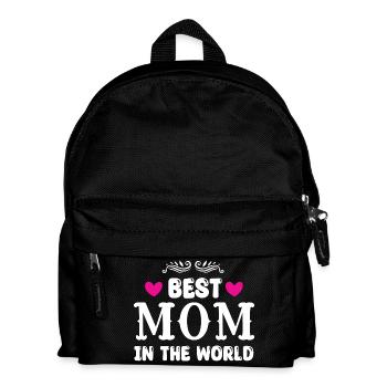 Meilleure maman du monde - Sac à dos Enfant - noir - Devant