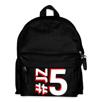 JZ5-KARTON - Kinder Rucksack - Schwarz - Vorne