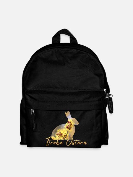 Frohe Ostern - Kinder Rucksack - Schwarz