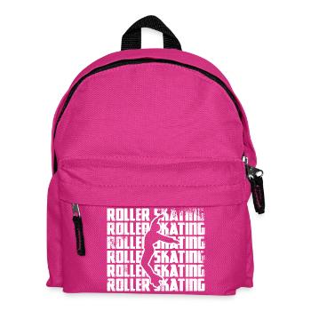 Roller Figure Skating - Kids' Backpack - fuchsia - Front