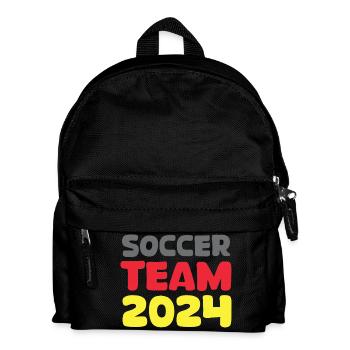 Deutschland soccer team 2024 Fußballfan Turnier - Kinder Rucksack - Schwarz - Vorne