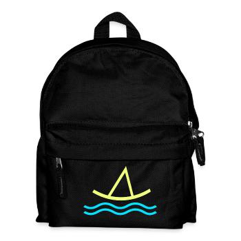 Sailing - Sailboat - Kids' Backpack - black - Front