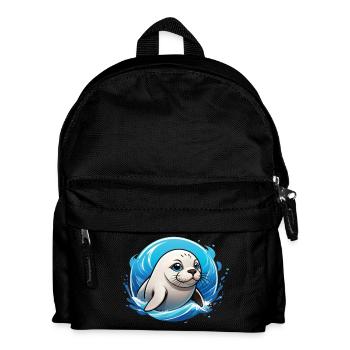 Sceller dans l’eau - Sac à dos Enfant - noir - Devant